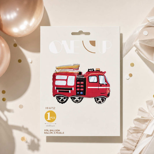 Classic Firetruck foil balloon Helium Filled