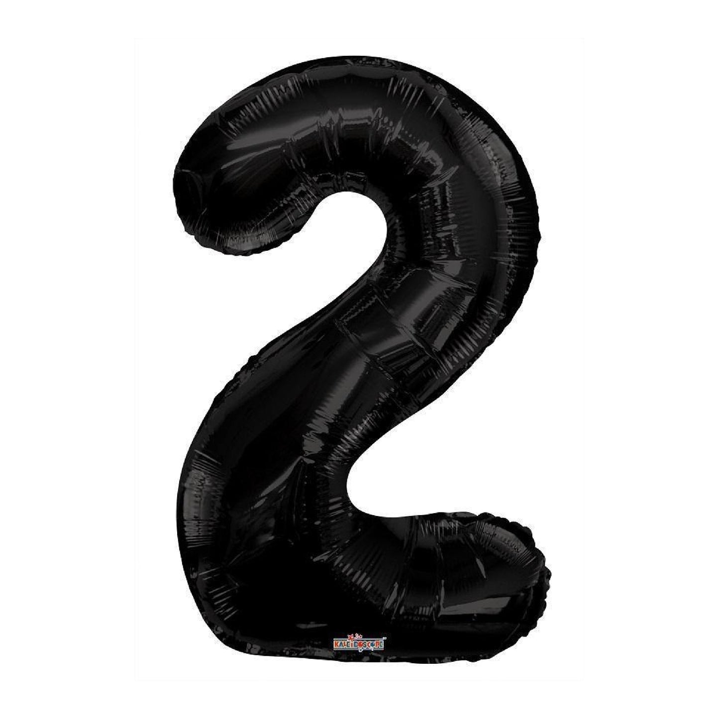 34 inch Black Balloon Number 2 Helium filled