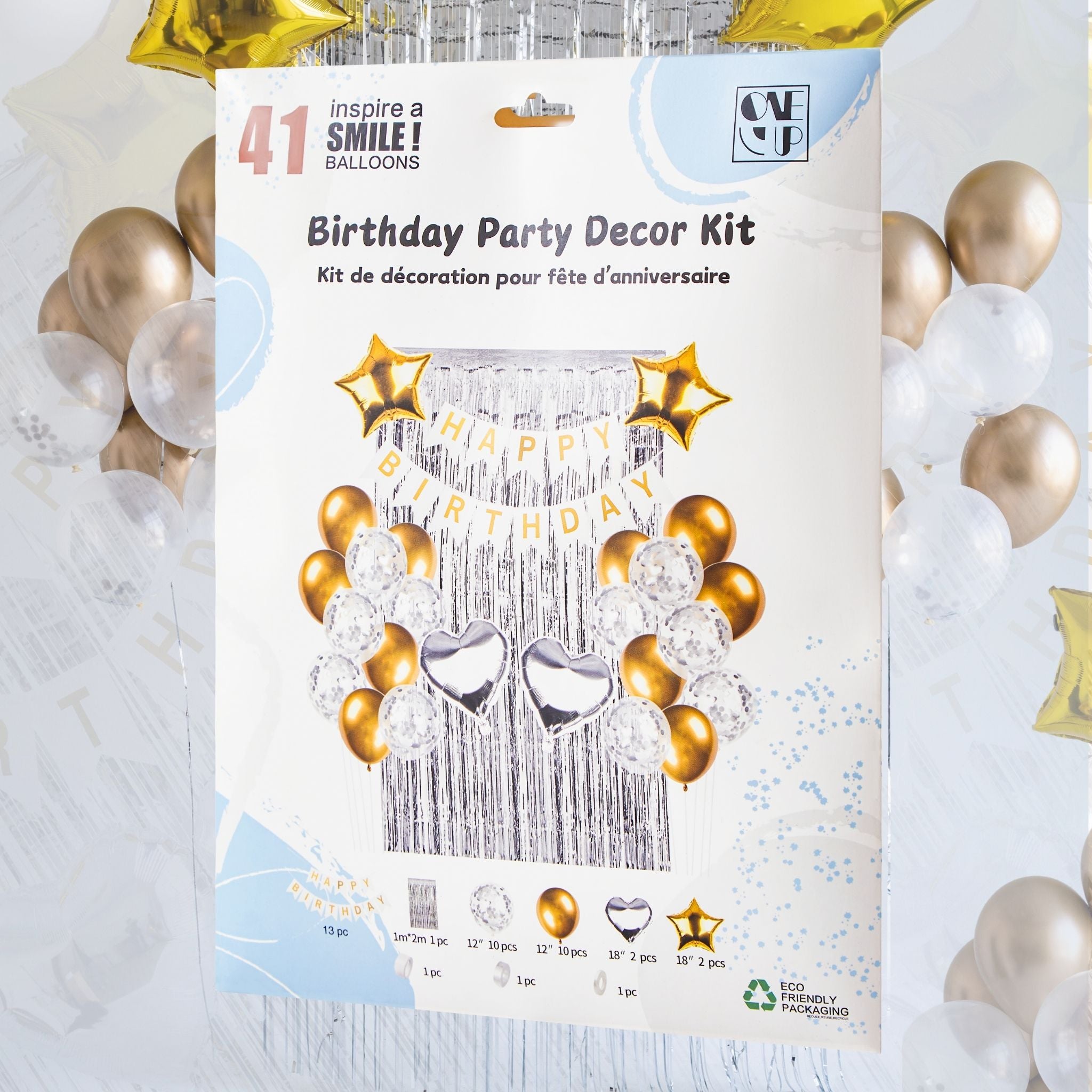 One Up Party Kit - Happy Birthday - Celebration – One Up Party Canada