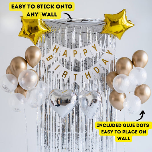 One Up Happy Birthday Decor Party kit all in one 41pcs