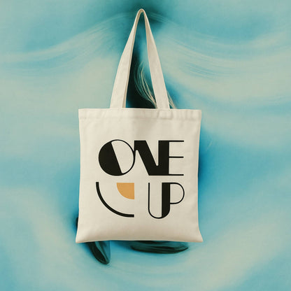 One Up Signature shoulder strap Tote Fashion Bag Luxury Canvas Tote