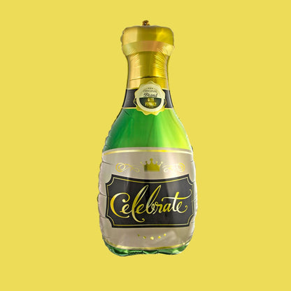 Celebrate Bottle foil balloon Helium Filled Quality