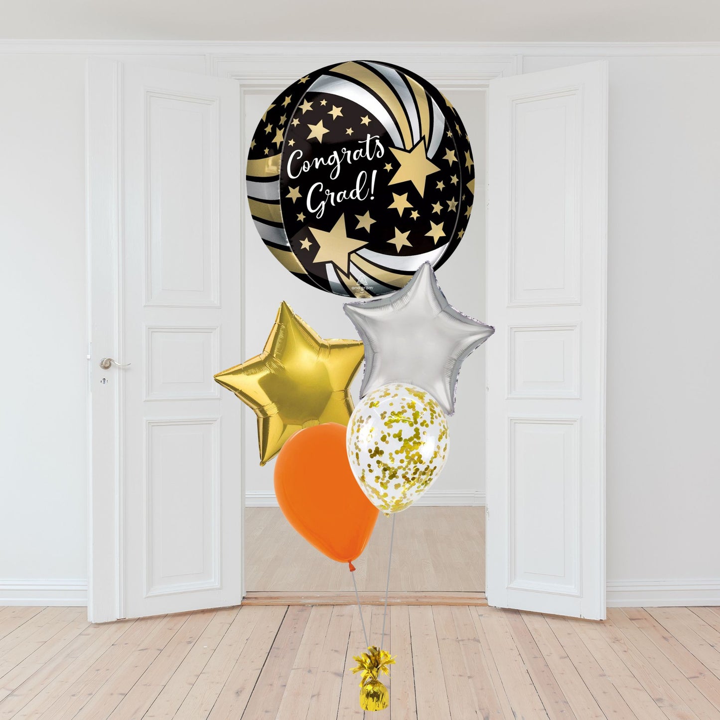 Super Congrats Graduation Balloon Bouquet