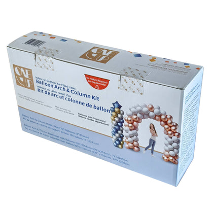 One Up Signature Balloon Doorway Arch Kit with Balloon Column