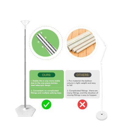 One Up Signature Balloon Doorway Arch Kit with Balloon Column