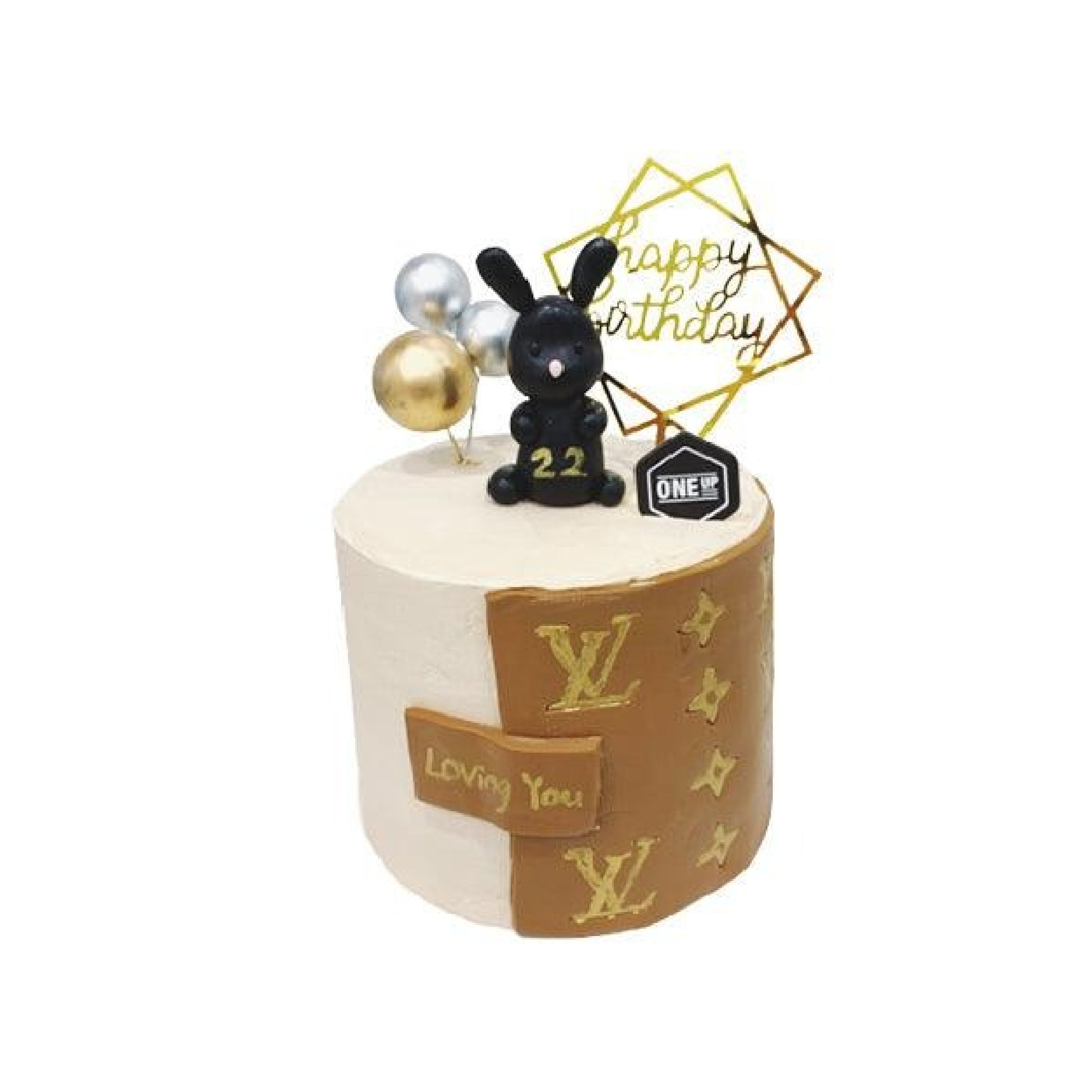 LV Cute Rabbit Cake Birthday Cake Delivery Vancouver One Up