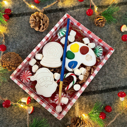 Edible Christmas Canvases Paint your own sugar cookies