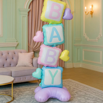 Baby Letter Block Stand Up Airloonz - Air Filled