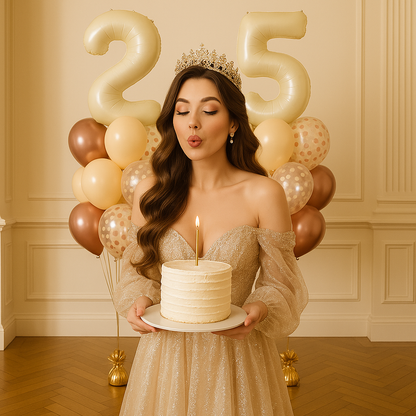 Beige Number Pick an Age