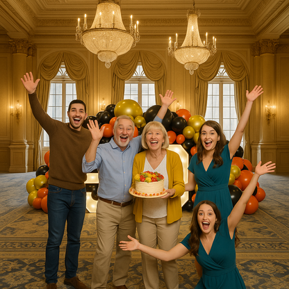 Hollywood Classic Balloon Wall Decoration