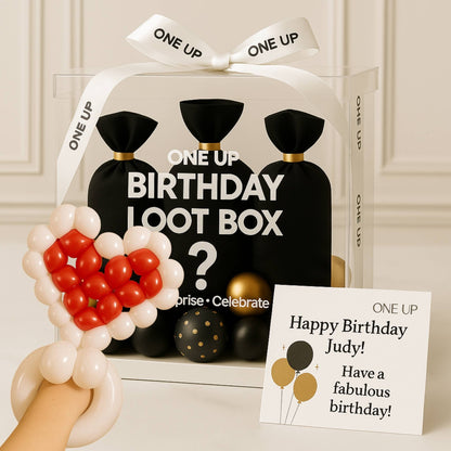 One Up Signature Birthday Loot Box - Buy 1 Get 2 FREE Mystery Surprises