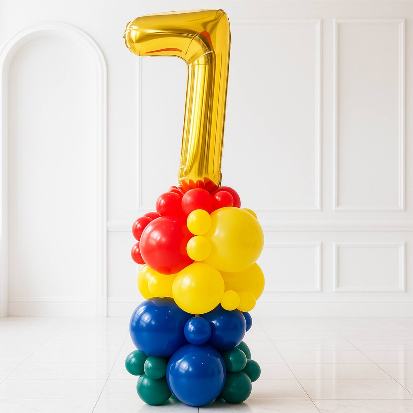 Birthday Anniversary Number Pedestal Column Balloon
