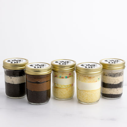Corporate Custom Logo Cake in a Jar (20 jars min.)