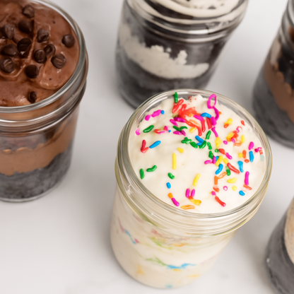 Corporate Custom Logo Cake in a Jar (20 jars min.)