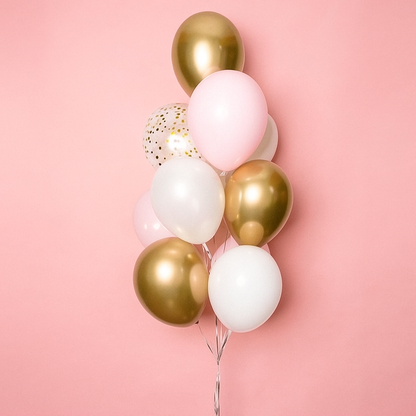 Champagne splash bouquet of 10