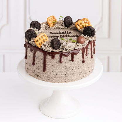 Classic Oreo Chocolate Cookie Drip Cake