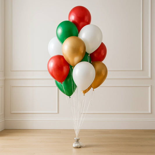 Christmas Color BOOM Bouquet of 16