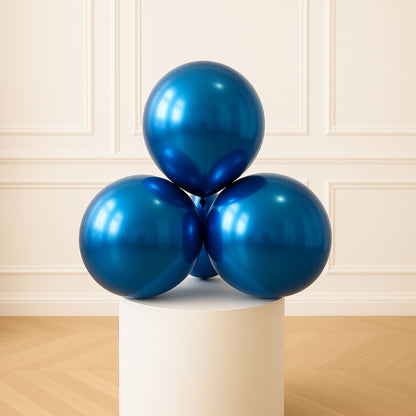 Chrome Blue 11 inch Latex Balloons (50PCS)