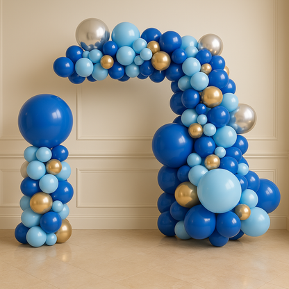 Custom Logo Business Corporate Favorite Duo - The Bright Future Backdrop Decor Set