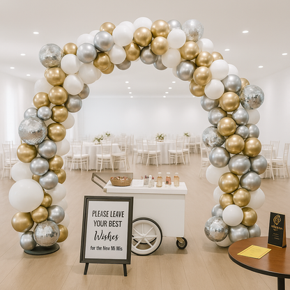 Disco Ball Classic Balloon Arch