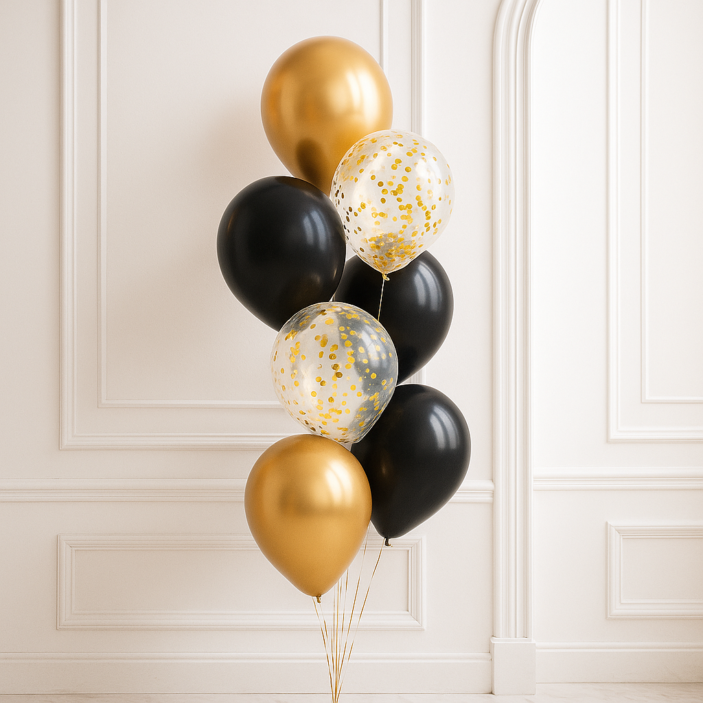 Editor’s pick helium balloon bouquet of 7
