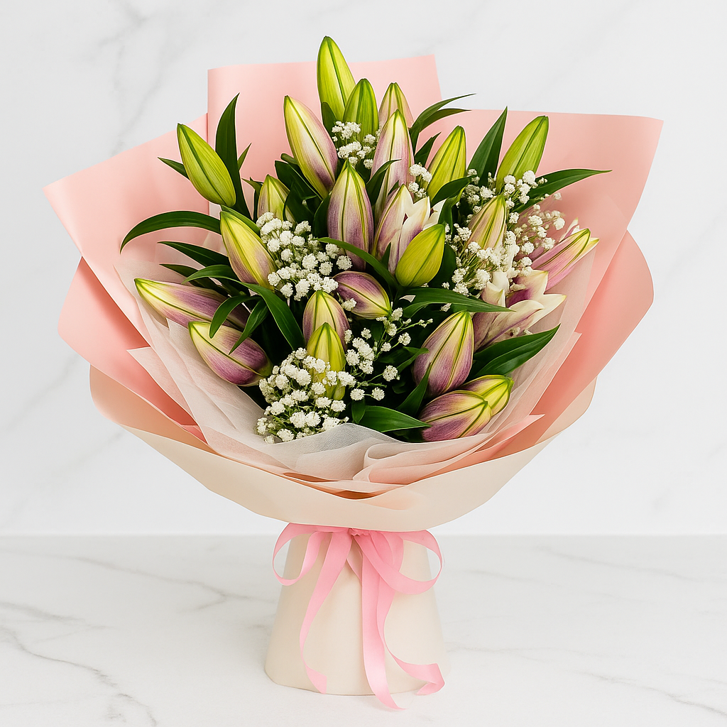 Lily Fresh Flower Bouquet