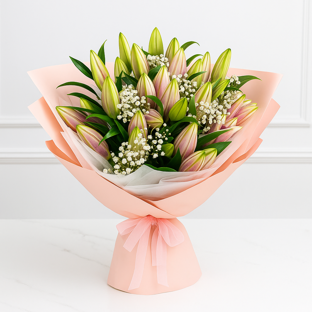 Lily Fresh Flower Bouquet