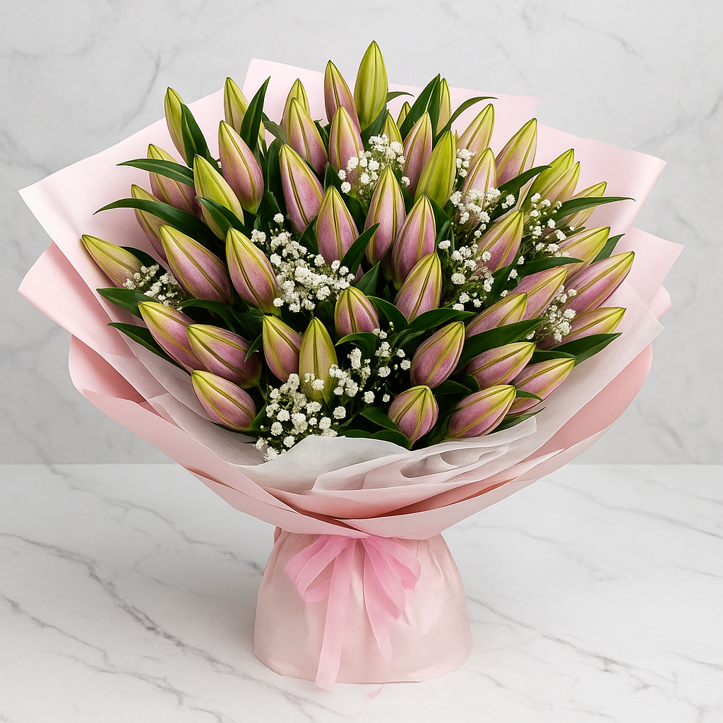 Lily Fresh Flower Bouquet