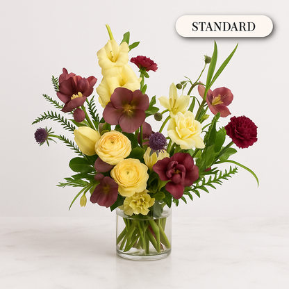 Designer's Choice Vase Arrangement Corporates Weddings Events