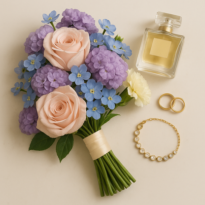 Luxury N°5 Secret Garden Fresh Flower Box