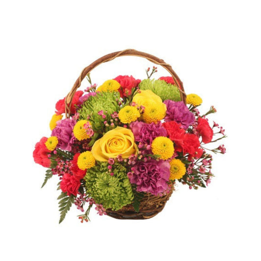 COLORFULNESS BOUQUET BASKET - Robson Flower