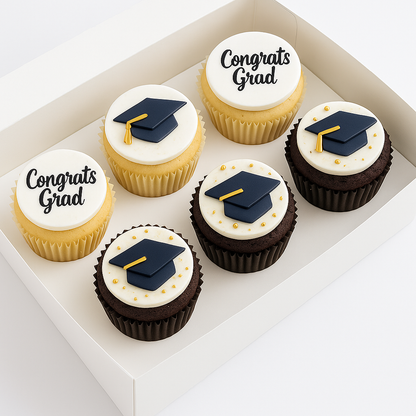 Congrats Yay Graduation Cupcake Set 12 Pack