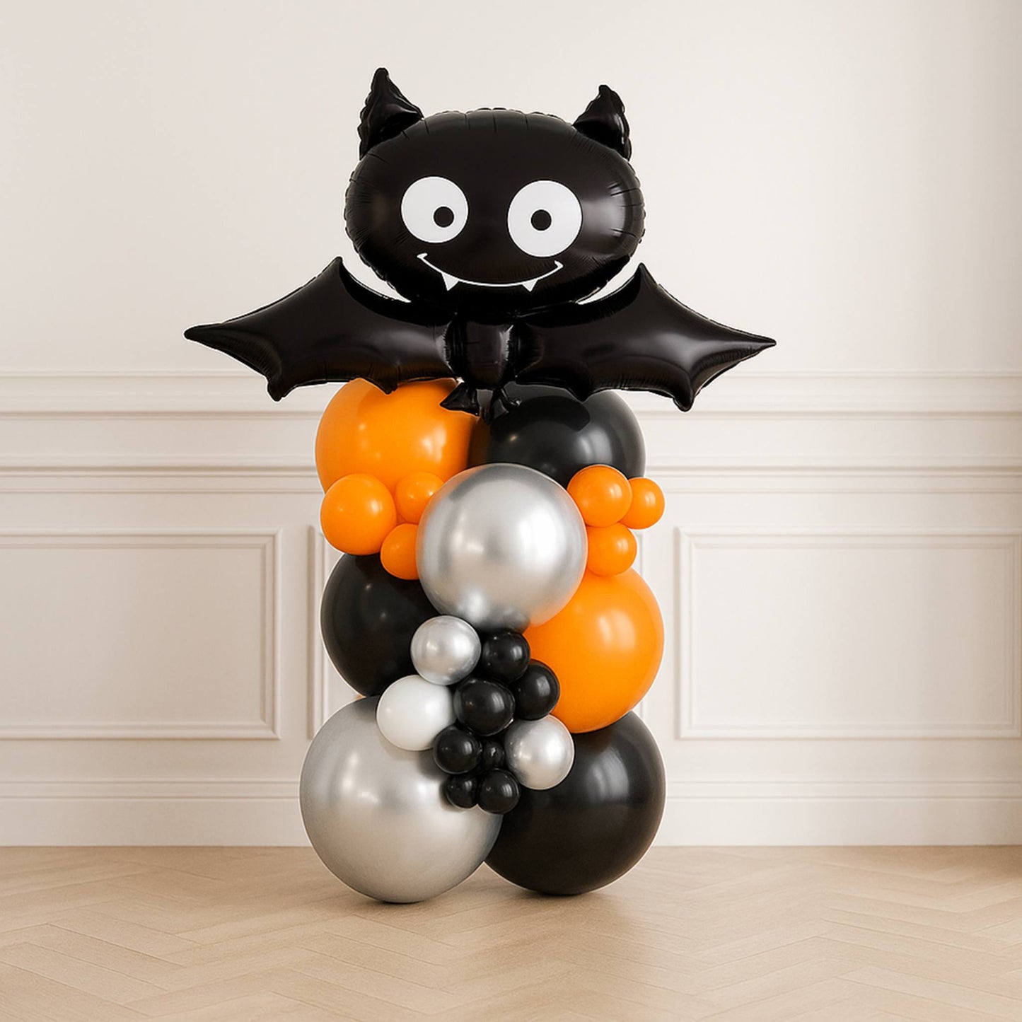 HALLOWEEN THEME - BAT FOIL BALLOON COLUMN - 4FT