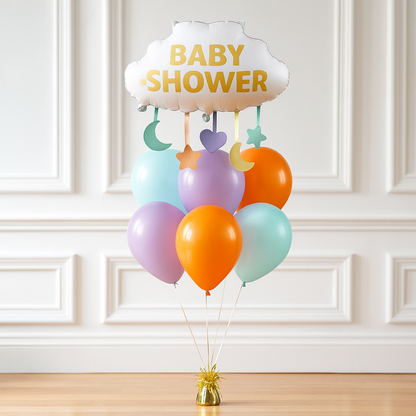 Baby Shower Cloud Fun Foil Balloon Helium Filled Quality