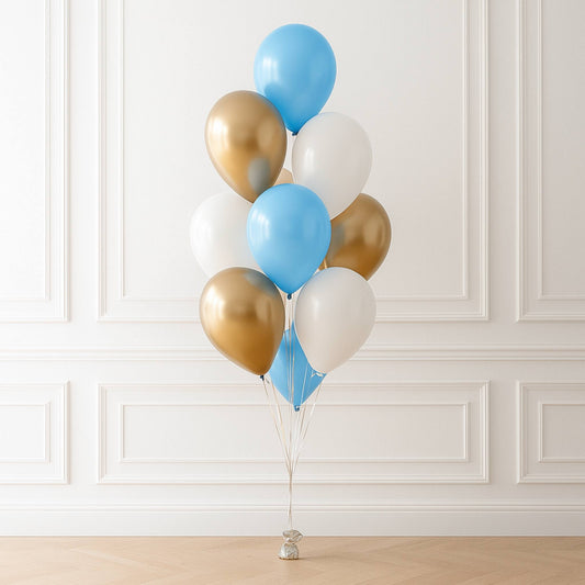 Sunny Side Sky Helium Balloon Bouquet of 10