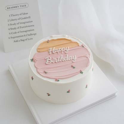 Instagram style color pop cake