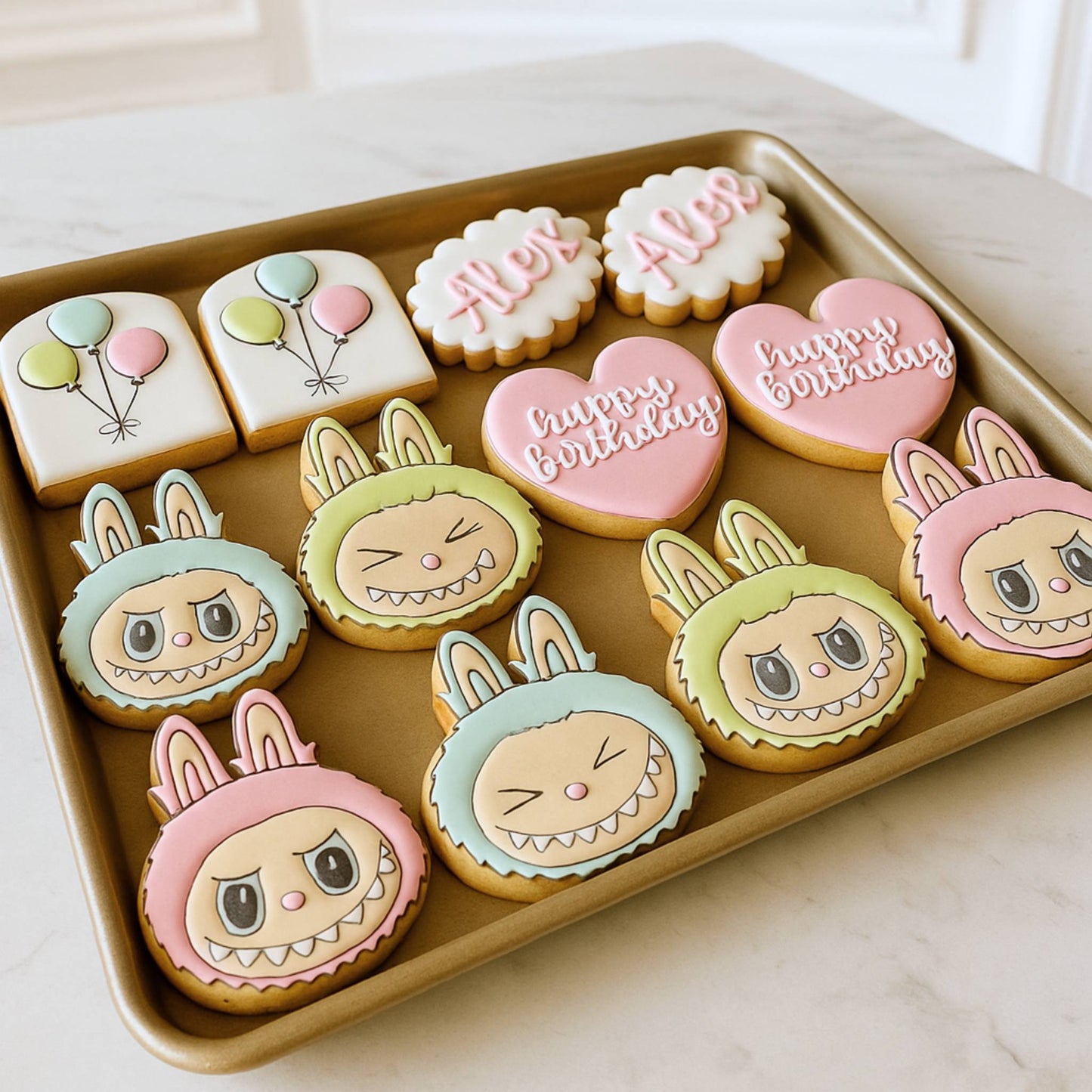 Limited Edition Labubu Birthday Cookie gift set of 12