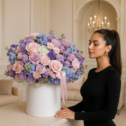 Luxury N°5 Secret Garden Fresh Flower Box