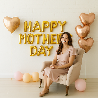 Mother's Day Flower Balloon Cake Bundle Save
