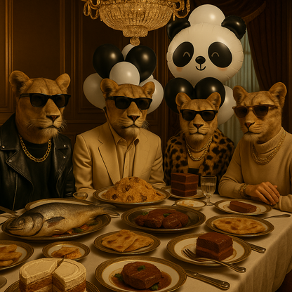 22 Inch Panda Foil Balloon Helium Filled Quality