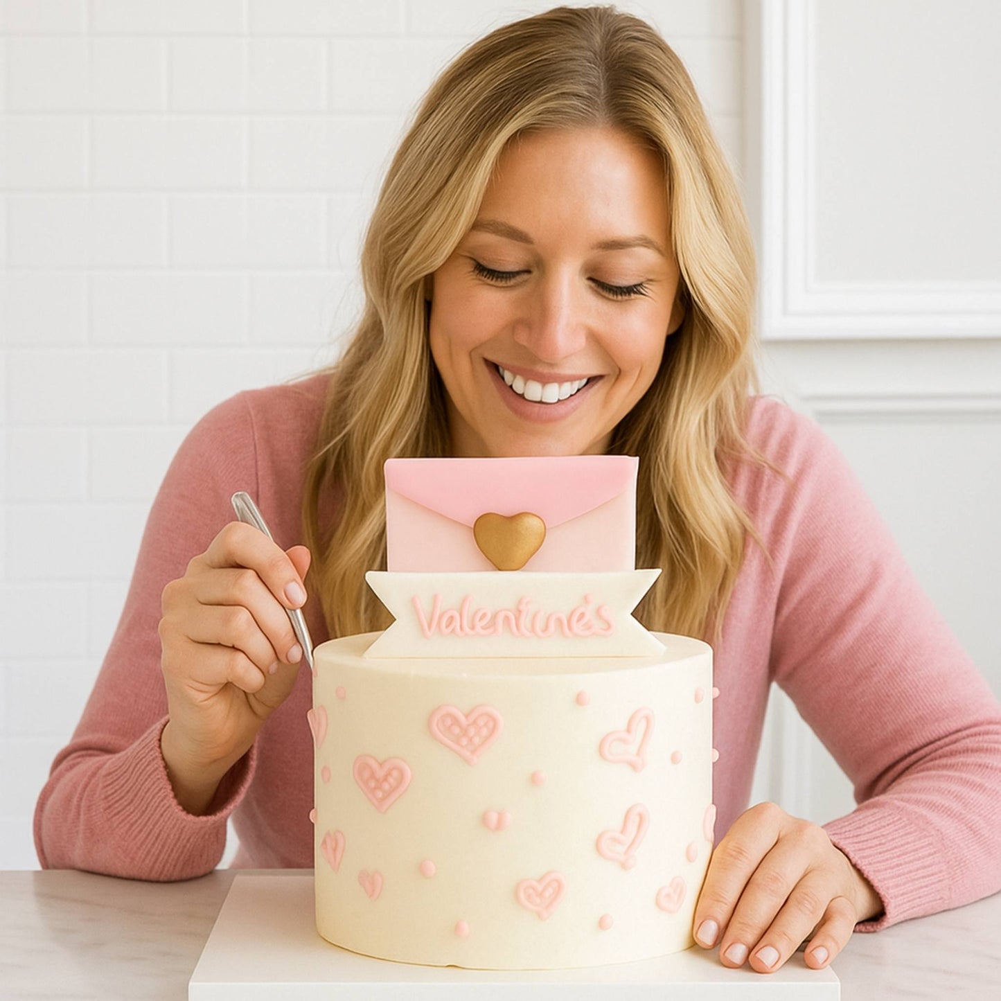 Love Letter Pink Cake