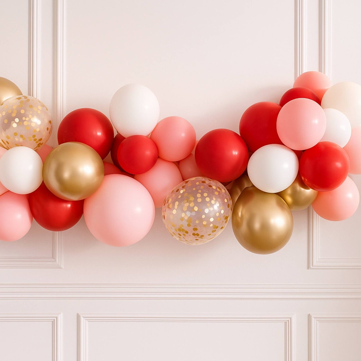 Pre-Made Candy Cane Party Balloon Garland