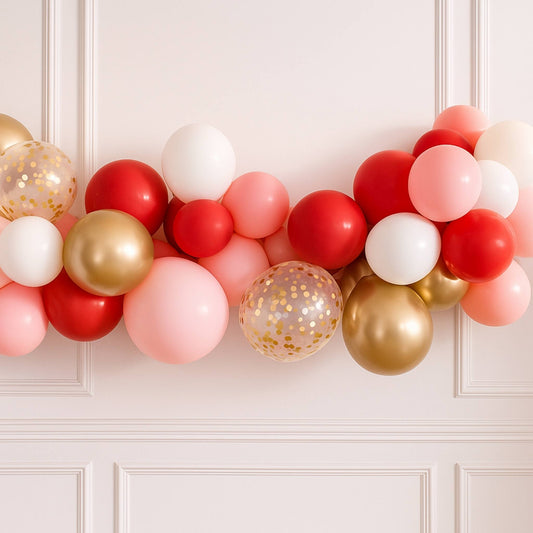 Pre-Made Candy Cane Party Balloon Garland