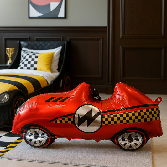 3D Super Cool Red Race Car - Air Filled