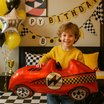 3D Super Cool Red Race Car - Air Filled