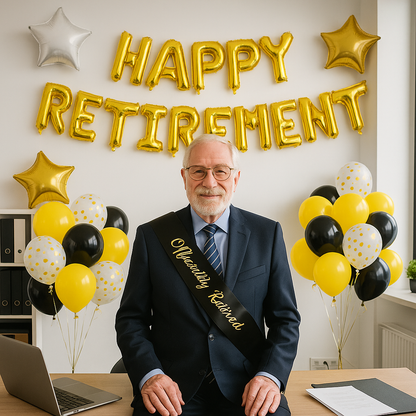 Classic Retirement Decoration Balloon Package