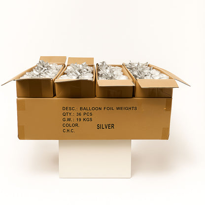 Wholesale Silver Foil Balloon Weights (One Case 96PCS)