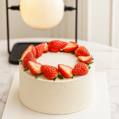 Everyday fresh strawberry cake
