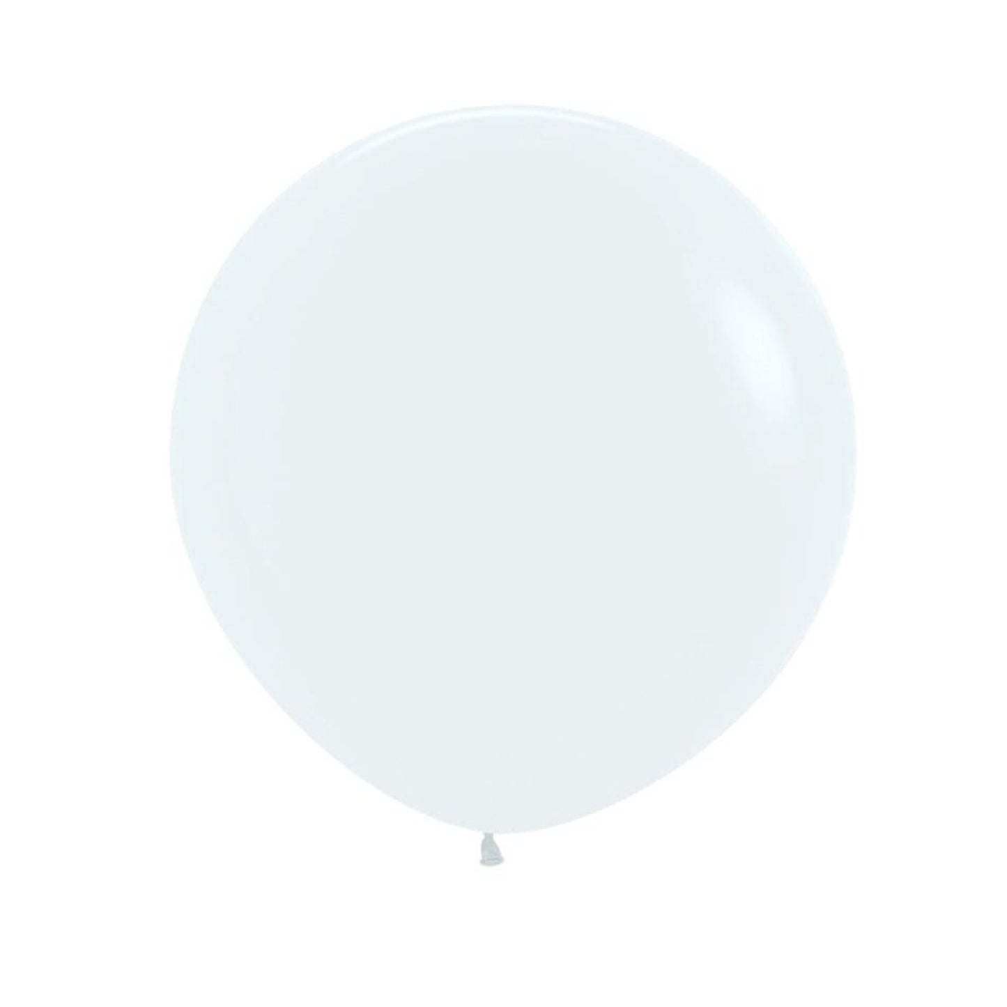 3 ft White Latex Balloon (Uninflated)