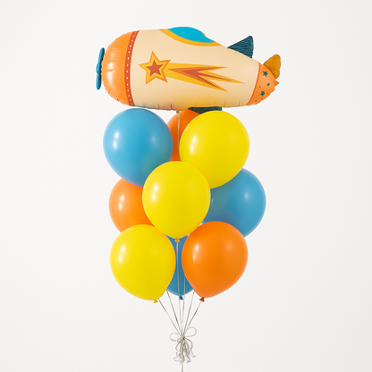 Vintage cool airplane Foil Balloon